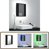 LED-Bad-Spiegelschrank Schwarz 40x12x45 cm Acryl - LED-Spiegelschrank - Badezimmerspiegel - Acrylspiegel - Schwarzer Spiegelschrank - Spiegelschrank LED-Bad-Spiegelschrank Schwarz 40x12x45 cm Acryl - LED-Spiegelschrank - Badezimmerspiegel - Acrylspiegel - Schwarzer Spiegelschrank - Spiegelschrank von VIDAXL