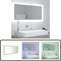 Vidaxl - LED-Badspiegel Betongrau 100x8,5x37 cm Acryl - LED-Badspiegel - Badezimmerspiegel - Betonoptik - rgb Beleuchtung - Spiegelschrank Vidaxl - LED-Badspiegel Betongrau 100x8,5x37 cm Acryl - LED-Badspiegel - Badezimmerspiegel - Betonoptik - rgb Beleuchtung - Spiegelschrank von VIDAXL