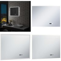 Vidaxl - LED-Badspiegel mit Berührungssensor und Zeitanzeige 80x60 cm - LED-Spiegel - Badspiegel - Kosmetikspiegel - Spiegelschrank Vidaxl - LED-Badspiegel mit Berührungssensor und Zeitanzeige 80x60 cm - LED-Spiegel - Badspiegel - Kosmetikspiegel - Spiegelschrank von VIDAXL