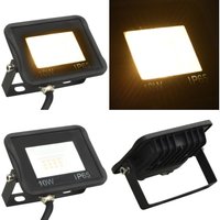 Vidaxl - LED-Fluter 10 w Warmweiß - LED-Flutlicht - LED-Flutlichter - Home & Living - Schwarz Vidaxl - LED-Fluter 10 w Warmweiß - LED-Flutlicht - LED-Flutlichter - Home & Living - Schwarz von VIDAXL