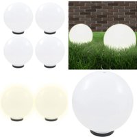 LED-Gartenleuchten 4 Stk. Kugelförmig 30 cm PMMA - LED Gartenleuchte - Outdoor Beleuchtung - Gartendeko - Kunststoff Gartenlicht - Pool Beleuchtung von VIDAXL
