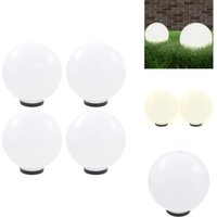 LED-Gartenleuchten 4 Stk. Kugelförmig 30 cm pmma - led Gartenleuchte - Outdoor Beleuchtung - Gartendeko - Kunststoff Gartenlicht - Pool Beleuchtung von VIDAXL