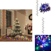 LED-Lichterkette mit 2000 LEDs Mehrfarbig 45 m pvc - Weihnachtsdeko - LED-Lichtringe - Lichterkette - Outdoor Beleuchtung - Innenbeleuchtung von VIDAXL