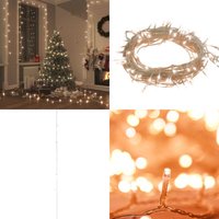 LED-Lichterkette mit 400 LEDs Warmweiß 40 m pvc - Weihnachtsdeko - LED-Lichtring - Lichterkette - Warmwellig - Indoor Beleuchtung - Home & Living LED-Lichterkette mit 400 LEDs Warmweiß 40 m pvc - Weihnachtsdeko - LED-Lichtring - Lichterkette - Warmwellig - Indoor Beleuchtung - Home & Living von VIDAXL