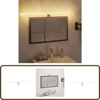 Vidaxl - LED-Spiegelleuchte 7,5 w Warmweiß 80 cm 3000 k - LED-Spiegelleuchte - Badspiegellampe - Badezimmerbeleuchtung - Spiegellicht - Warmwessig von VIDAXL