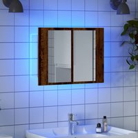 LED-Spiegelschrank Altholz-Optik 60x12x45 cm Holzwerkstoff Vidaxl 797569 LED-Spiegelschrank Altholz-Optik 60x12x45 cm Holzwerkstoff Vidaxl 797569 von VIDAXL