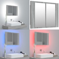 LED-Spiegelschrank Grau Sonoma 60x12x45 cm Holzwerkstoff - Spiegelschrank - LED-Spiegel - Badezimmermöbel - Holzwerkstoff - Grau - Home & Living LED-Spiegelschrank Grau Sonoma 60x12x45 cm Holzwerkstoff - Spiegelschrank - LED-Spiegel - Badezimmermöbel - Holzwerkstoff - Grau - Home & Living von VIDAXL