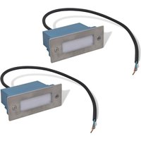LED-Wandeinbauleuchten für Treppen 2 Stk. 44x111x56 mm vidaXL LED-Wandeinbauleuchten für Treppen 2 Stk. 44x111x56 mm vidaXL von VIDAXL