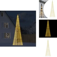 LED-Weihnachtsbaum für Fahnenmast 1534 LEDs Warmweiß 500 cm - LED Weihnachtsbaum - LED Weihnachtsbäume - Weihnachtsbaum Fahnenmast - LED LED-Weihnachtsbaum für Fahnenmast 1534 LEDs Warmweiß 500 cm - LED Weihnachtsbaum - LED Weihnachtsbäume - Weihnachtsbaum Fahnenmast - LED von VIDAXL