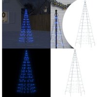 LED-Weihnachtsbaum für Fahnenmast 200 LEDs Blau 180 cm - led Weihnachtsbaum - Weihnachtsdeko - Fahnenmast Beleuchtung - Außendekoration LED-Weihnachtsbaum für Fahnenmast 200 LEDs Blau 180 cm - led Weihnachtsbaum - Weihnachtsdeko - Fahnenmast Beleuchtung - Außendekoration von VIDAXL