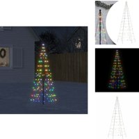 LED-Weihnachtsbaum für Fahnenmast 200 LEDs Mehrfarbig 180 cm - LED Weihnachtsbaum - Weihnachtsdeko - Fahnenmast Beleuchtung - Außendeko - Winterdeko LED-Weihnachtsbaum für Fahnenmast 200 LEDs Mehrfarbig 180 cm - LED Weihnachtsbaum - Weihnachtsdeko - Fahnenmast Beleuchtung - Außendeko - Winterdeko von VIDAXL