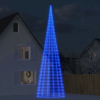 LED-Weihnachtsbaum für Fahnenmast 3000 LEDs Blau 800 cm Vidaxl LED-Weihnachtsbaum für Fahnenmast 3000 LEDs Blau 800 cm Vidaxl von VIDAXL