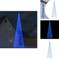 LED-Weihnachtsbaum für Fahnenmast 3000 LEDs Blau 800 cm - led Beleuchtung - Weihnachtsdeko - Weihnachtsbaum - Fahnenmast - Außendeko LED-Weihnachtsbaum für Fahnenmast 3000 LEDs Blau 800 cm - led Beleuchtung - Weihnachtsdeko - Weihnachtsbaum - Fahnenmast - Außendeko von VIDAXL