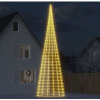 LED-Weihnachtsbaum für Fahnenmast 3000 LEDs Warmweiß 800 cm vidaXL LED-Weihnachtsbaum für Fahnenmast 3000 LEDs Warmweiß 800 cm vidaXL von VIDAXL