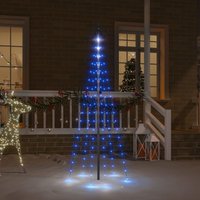 vidaXL LED-Weihnachtsbaum für Fahnenmast Blau 108 LEDs 180 cm vidaXL LED-Weihnachtsbaum für Fahnenmast Blau 108 LEDs 180 cm von VIDAXL