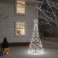 LED-Weihnachtsbaum,Outdoor-Lichterketten mit Erdnägeln Kaltweiß 200 LEDs 180 cm vidaXL von BONNEVIE