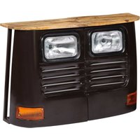 LKW-Sideboard Massivholz Mango Dunkelgrau - Vidaxl von VIDAXL