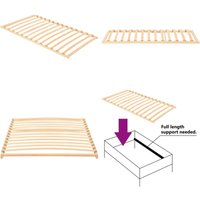 Vidaxl - Lattenrost mit 13 Latten 100x200 cm - Holz Lattenrost - Lattenrost Buche - Lattenrost 100x200 - Bettrahmen - Lattenrost Mit Gummi - Home & Vidaxl - Lattenrost mit 13 Latten 100x200 cm - Holz Lattenrost - Lattenrost Buche - Lattenrost 100x200 - Bettrahmen - Lattenrost Mit Gummi - Home & von VIDAXL