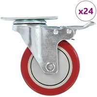 Lenkrollen 24 Stk. 100 mm Vidaxl von VIDAXL