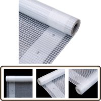 Leno-Abdeckplane Weiß 1,5 x 10 m 260 g/m² - Leno-Planen - Abdeckplane - Gewächshaus-Folie - Wasserdichte Plane - UV-Schutz Leno-Abdeckplane Weiß 1,5 x 10 m 260 g/m² - Leno-Planen - Abdeckplane - Gewächshaus-Folie - Wasserdichte Plane - UV-Schutz von VIDAXL
