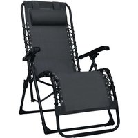 Vidaxl - Liegestuhl Klappbar Schwarz Textilene Vidaxl - Liegestuhl Klappbar Schwarz Textilene von VIDAXL