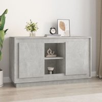 Maison Exclusive Sideboard Betongrau 102x35x60 cm Holzwerkstoff von VIDAXL