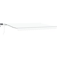 Manuelle Einziehbare Markise mit led Weiß 450x350 cm Vidaxl Manuelle Einziehbare Markise mit led Weiß 450x350 cm Vidaxl von VIDAXL