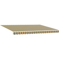 Manuelle einziehbare Markise mit led Grün und Gelb 450x300 cm Vidaxl Manuelle einziehbare Markise mit led Grün und Gelb 450x300 cm Vidaxl von VIDAXL