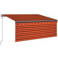 Markise Automatisch mit Rollo LED Windsensor 3x2,5m vidaXL von VIDAXL