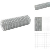 Maschendraht Verzinkter Stahl 25x0,5 m Silbern - Zaun - Maschendraht - Gartenzaun - Stahldraht - Drahtgitter Maschendraht Verzinkter Stahl 25x0,5 m Silbern - Zaun - Maschendraht - Gartenzaun - Stahldraht - Drahtgitter von VIDAXL