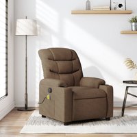Massagesessel Braun Stoff Vidaxl von VIDAXL