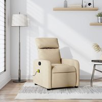 Massagesessel Creme Stoff - Vidaxl von VIDAXL