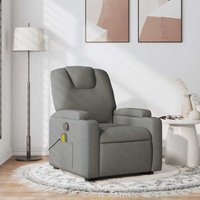 Massagesessel Dunkelgrau Stoff - Vidaxl von VIDAXL