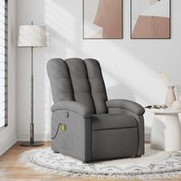 Massagesessel Dunkelgrau Stoff - Vidaxl von VIDAXL