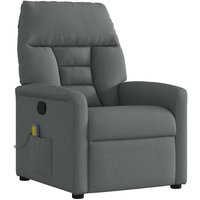 Massagesessel Dunkelgrau Stoff Vidaxl von VIDAXL