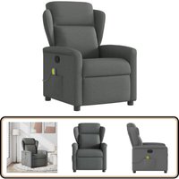 Massagesessel Dunkelgrau Stoff - Vidaxl Massagesessel Dunkelgrau Stoff - Vidaxl von VIDAXL