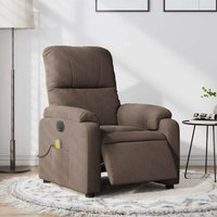 Vidaxl - Massagesessel Elektrisch Braun Mikrofasergewebe 894132 Vidaxl - Massagesessel Elektrisch Braun Mikrofasergewebe 894132 von VIDAXL