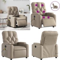 Massagesessel Elektrisch Cappuccino-Braun Kunstleder - Vidaxl Massagesessel Elektrisch Cappuccino-Braun Kunstleder - Vidaxl von VIDAXL