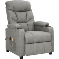 Massagesessel Elektrisch Hellgrau Stoff Vidaxl Massagesessel Elektrisch Hellgrau Stoff Vidaxl von VIDAXL