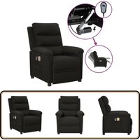 Massagesessel Elektrisch Schwarz Stoff - Elektrostuhl - Massagesessel - Entspannungsstuhl - Fernsehsessel - Lounge Chair Massagesessel Elektrisch Schwarz Stoff - Elektrostuhl - Massagesessel - Entspannungsstuhl - Fernsehsessel - Lounge Chair von VIDAXL