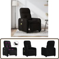 Massagesessel Elektrisch Schwarz Stoff - Masseurstuhl - Elektrischer Stuhl - Entspannungsstuhl - Fernsehsessel - Lounge Chair Massagesessel Elektrisch Schwarz Stoff - Masseurstuhl - Elektrischer Stuhl - Entspannungsstuhl - Fernsehsessel - Lounge Chair von VIDAXL
