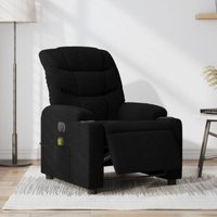 Vidaxl - Massagesessel Elektrisch Schwarz Stoff von VIDAXL