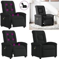 Massagesessel Elektrisch Schwarz Stoff - Vidaxl Massagesessel Elektrisch Schwarz Stoff - Vidaxl von VIDAXL