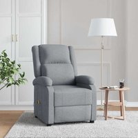 Massagesessel Hellgrau Stoff - Vidaxl von VIDAXL