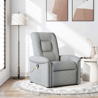 Massagesessel Hellgrau Stoff - Vidaxl von VIDAXL