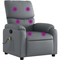 Massagesessel Relaxsessel Grau Kunstleder vidaXL Massagesessel Relaxsessel Grau Kunstleder vidaXL von VIDAXL