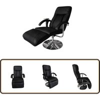 Massagesessel Schwarz Kunstleder - Massage Stuhl - Entspannungsstuhl - Wellnessstuhl - Elektrischer Massagesessel - Massagesessel Schwarz Massagesessel Schwarz Kunstleder - Massage Stuhl - Entspannungsstuhl - Wellnessstuhl - Elektrischer Massagesessel - Massagesessel Schwarz von VIDAXL