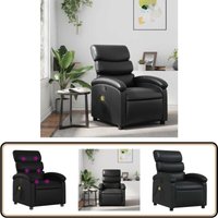 Massagesessel Schwarz Kunstleder - Massage Stuhl - Relaxstuhl - TV-Sessel - Ecksofa - Wohnzimmersofa Massagesessel Schwarz Kunstleder - Massage Stuhl - Relaxstuhl - TV-Sessel - Ecksofa - Wohnzimmersofa von VIDAXL