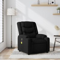 Massagesessel Schwarz Stoff - Vidaxl von VIDAXL