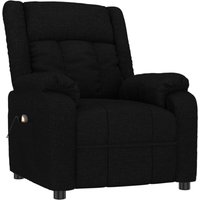 Massagesessel Schwarz Stoff Vidaxl von VIDAXL